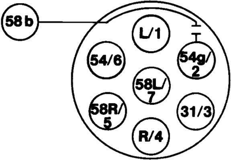 HELLA 8JB 001 941-062 Steckdose, 8 polig Belastbarkeit (24V) 25A