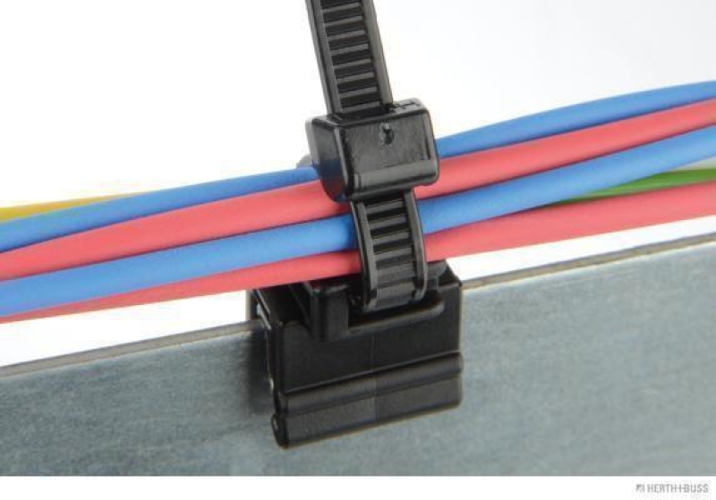 HERTH+BUSS 50266530 Kabelbinder 1-3 mm, 4,8 x 200 mm, PA 6.6