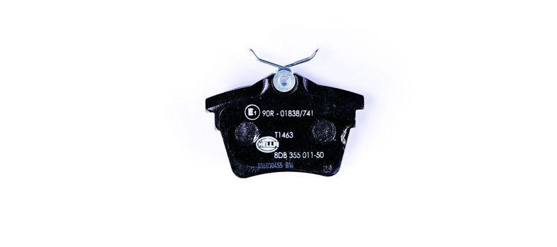 HELLA 8DB 355 011-501 Bremsbelagsatz, Scheibenbremsbelag f&uuml;r P.S.A