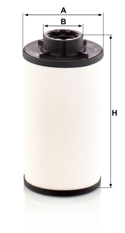 MANN-FILTER H 6003 z Hydraulik Getriebefilter f&uuml;r VW