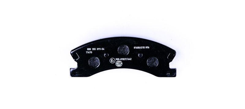 HELLA 8DB 355 011-541 Bremsbelagsatz, Scheibenbremsbelag f&uuml;r JEEP GRAND CHEROKEE II