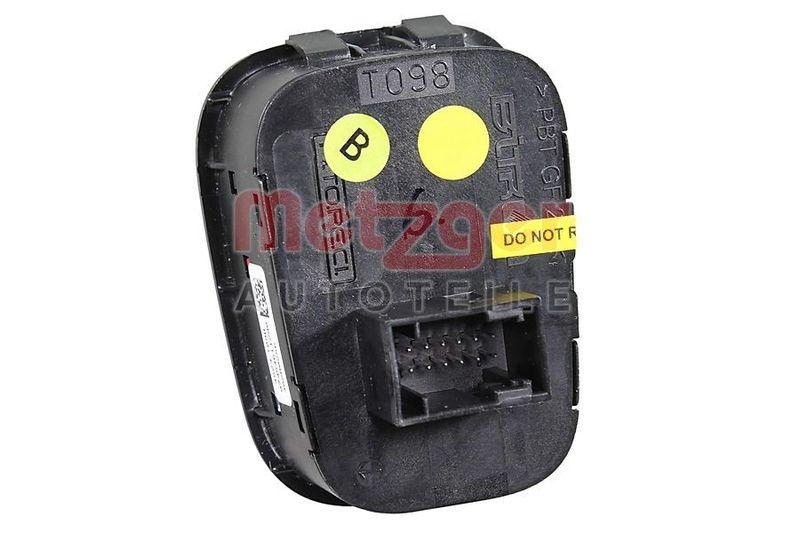 METZGER 09161103 Warnblinkschalter für CITROEN/FIAT/PEUGEOT