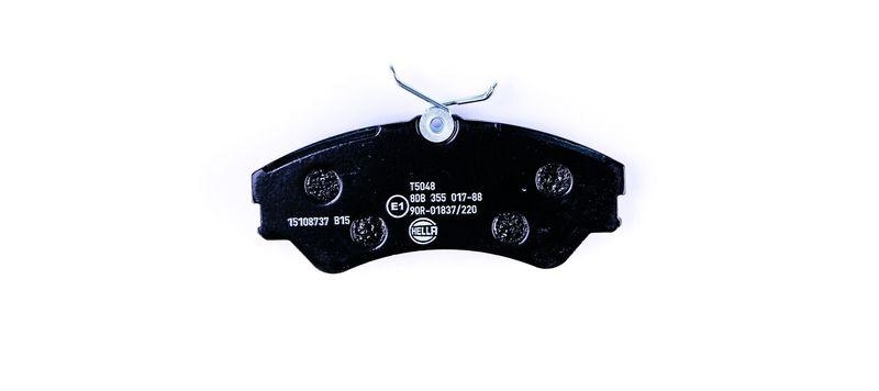 HELLA 8DB 355 017-881 Bremsbelagsatz, Scheibenbremsbelag f&uuml;r VW