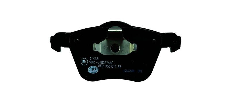 HELLA 8DB 355 011-571 Bremsbelagsatz, Scheibenbremsbelag f&uuml;r VOLVO