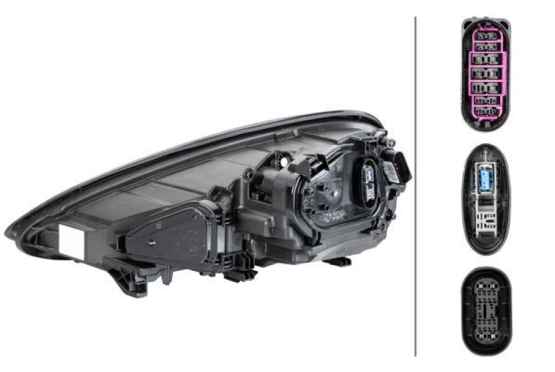 HELLA 1ZT 011 099-541 Heckscheinwerfer rechts Hybrid PORSCHE