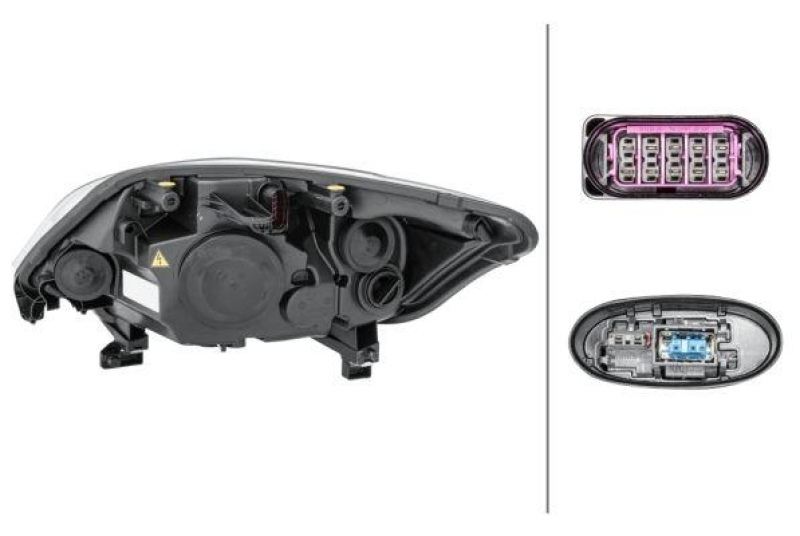 HELLA 1EL 009 696-761 Heckscheinwerfer rechts Bi-Xenon FORD