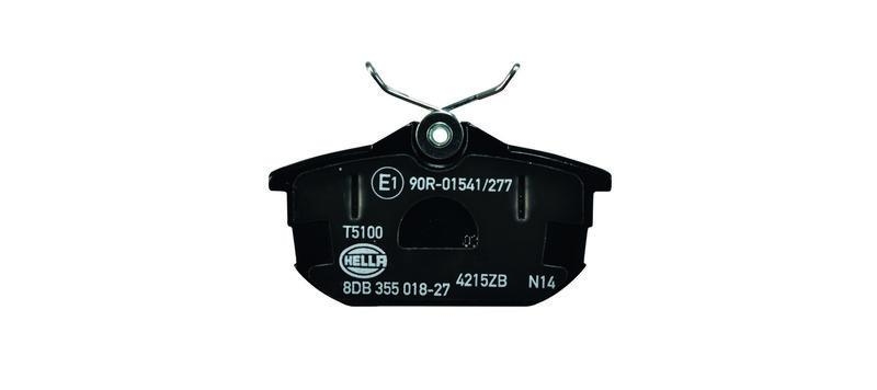 HELLA 8DB 355 018-271 Bremsbelagsatz, Scheibenbremsbelag f&uuml;r MITSU./VOLVO/SMART