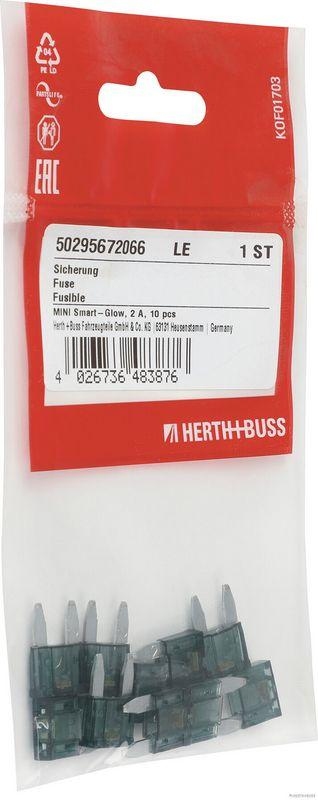 HERTH+BUSS 50295672066 Sicherung MINI Smart-Glow, 2 A, 10 pcs