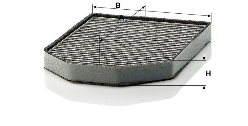 MANN-FILTER CUK 2949-2 Innenraumluftfilter f&uuml;r VW