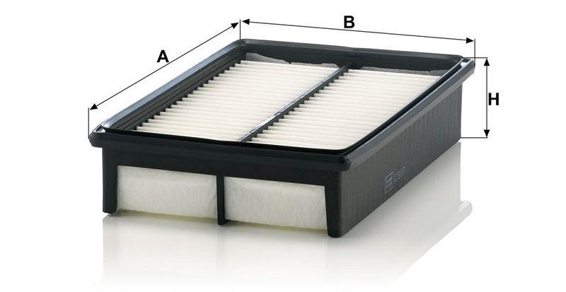 MANN-FILTER C 28 017 Luftfilter f&uuml;r Mazda