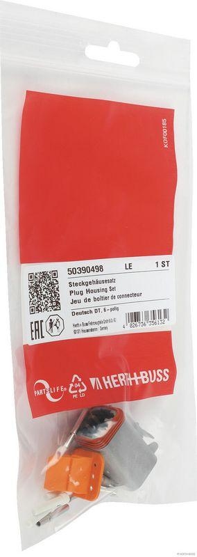 HERTH+BUSS 50390498 Steckgeh&auml;usesatz Deutsch DT, 6-polig