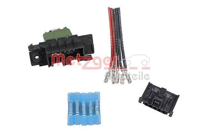METZGER 0917696 Widerstand, Innenraumgebl&auml;se f&uuml;r CITROEN/FIAT/OPEL/PEUGEOT