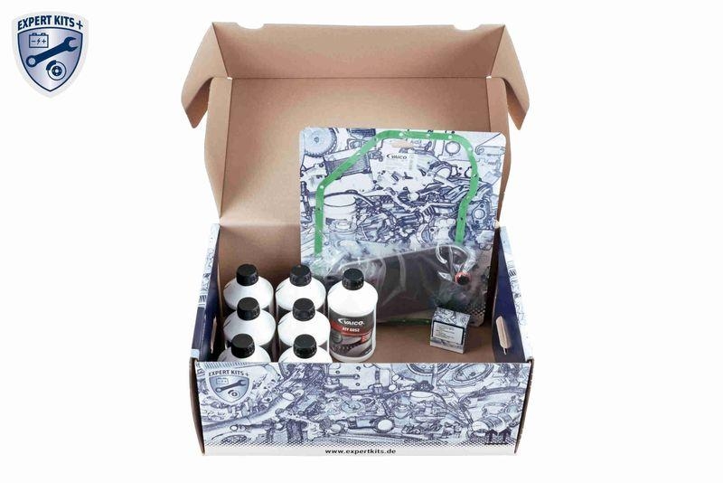 VAICO V10-3213 Teilesatz, Automatikgetriebe-&Ouml;lwechsel 5-Gang (5Hp19) f&uuml;r VW