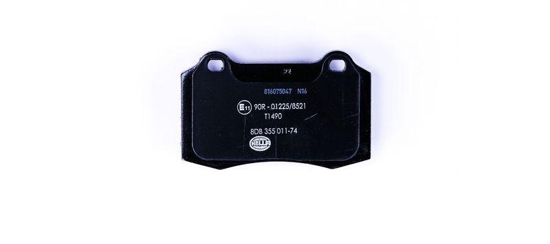 HELLA 8DB 355 011-741 Bremsbelagsatz, Scheibenbremsbelag f&uuml;r SEAT LEON (1M1)