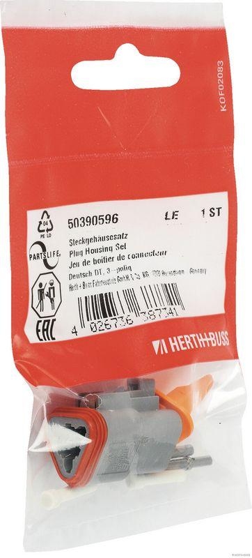 HERTH+BUSS 50390596 Steckgeh&auml;usesatz Deutsch DT, 3-polig