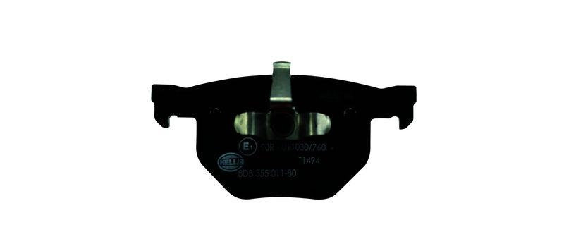 HELLA 8DB 355 011-801 Bremsbelagsatz, Scheibenbremsbelag f&uuml;r BMW