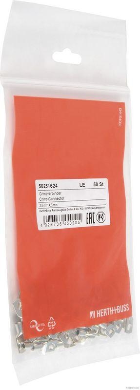 HERTH+BUSS 50251624 Quetschverbinder 2,5 mm², Ø 4,3 mm