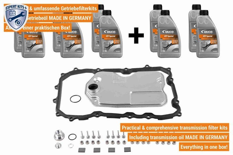 VAICO V10-3214-xxL Teilesatz, Automatikgetriebe-&Ouml;lwechsel 6-Gang (09D) - Aisin Warner Tr60Sn f&uuml;r VW