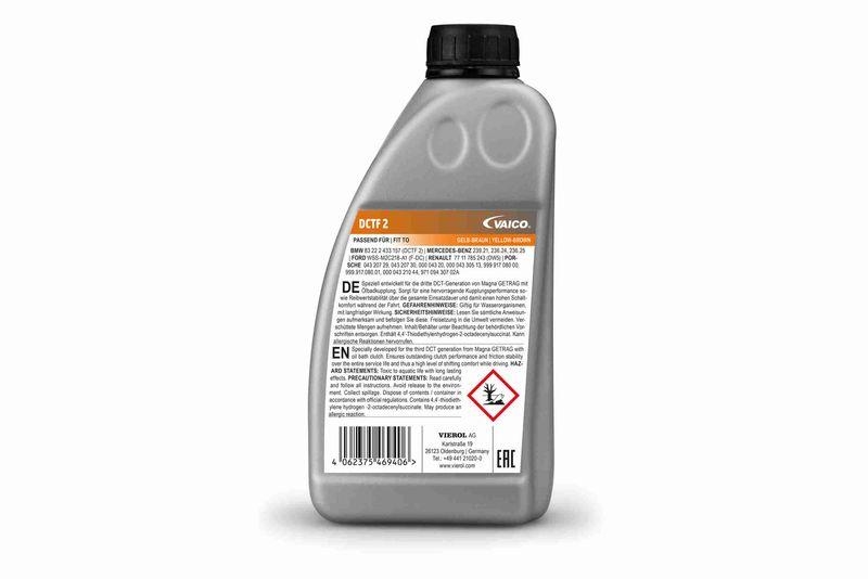 VAICO V60-0487 Automatikgetriebeöl Dctf 2 1 L