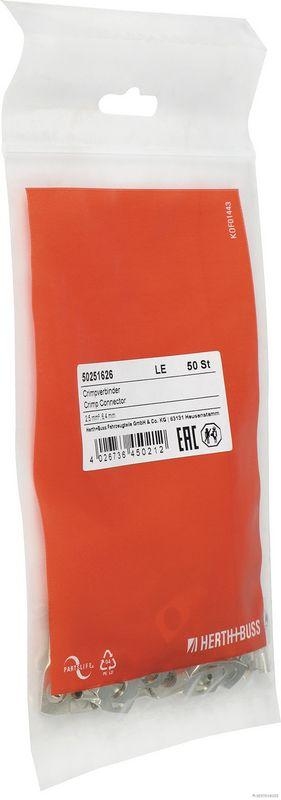 HERTH+BUSS 50251626 Quetschverbinder 2,5 mm&sup2;, &Oslash; 6,4 mm