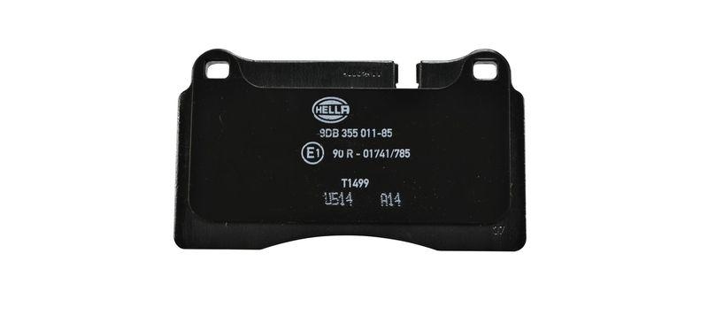HELLA 8DB 355 011-851 Bremsbelagsatz, Scheibenbremsbelag f&uuml;r VW