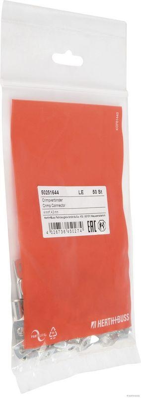 HERTH+BUSS 50251644 Quetschverbinder 4 mm&sup2;, &Oslash; 4,3 mm