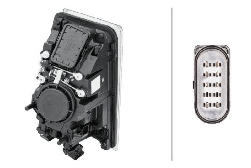 HELLA 1EL 010 478-111 Heckscheinwerfer links Halogen VOLVO