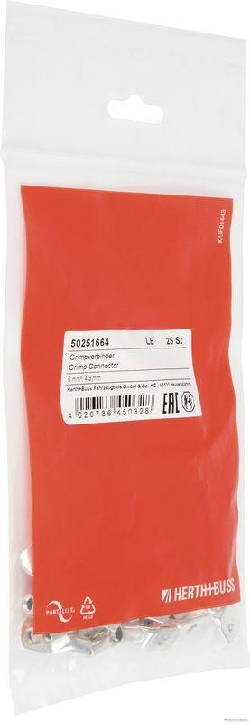 HERTH+BUSS 50251664 Quetschverbinder 6 mm&sup2;, &Oslash; 4,3 mm