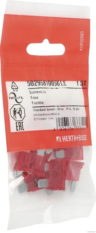 HERTH+BUSS 50295810066 Sicherung Standard Smart-Glow, 10 A, 10 pcs