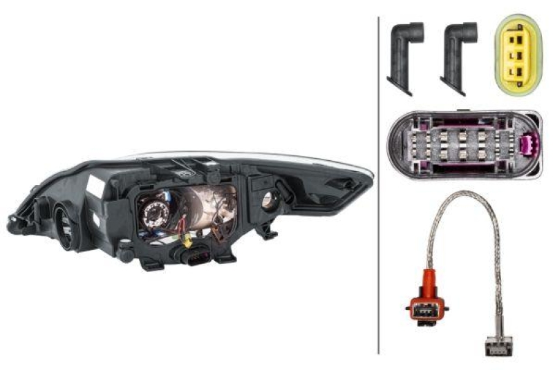 HELLA 1EL 010 541-101 Heckscheinwerfer rechts Bi-Xenon FORD