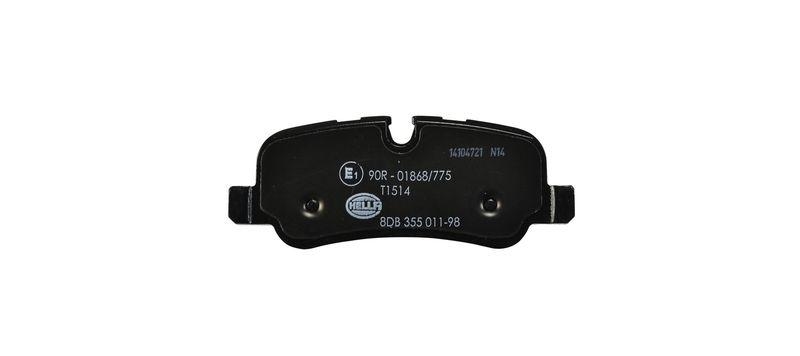HELLA 8DB 355 011-981 Bremsbelagsatz, Scheibenbremsbelag f&uuml;r LANDROVER