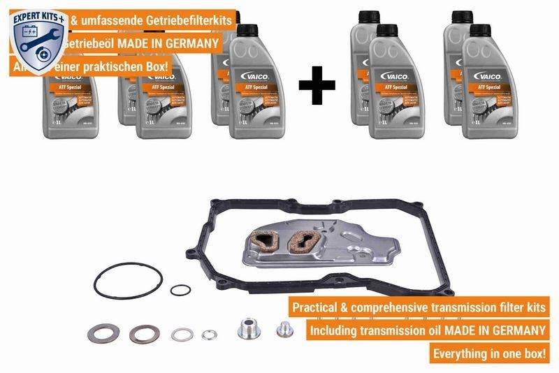 VAICO V10-3218-xxL Teilesatz, Automatikgetriebe-&Ouml;lwechsel 6-Gang (09G) Aisin Warner Tf60Sn f&uuml;r VW