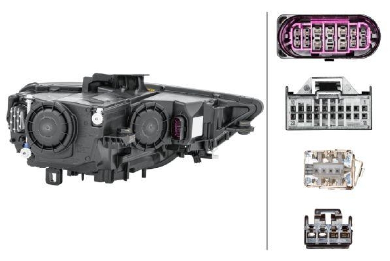 HELLA 1EL 010 740-311 Heckscheinwerfer links Bi-Xenon AUDI