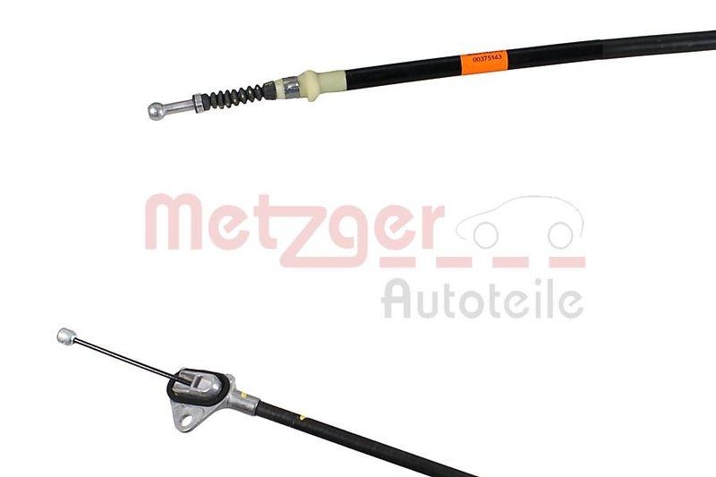 METZGER 17.9010 Seilzug, Feststellbremse f&uuml;r TOYOTA hinten rechts