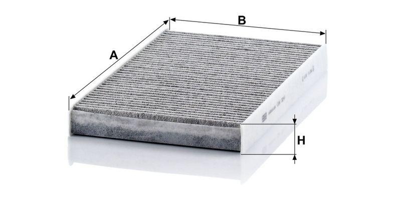 MANN-FILTER CUK 3241 Innenraumluftfilter f&uuml;r Fiat Gruppe