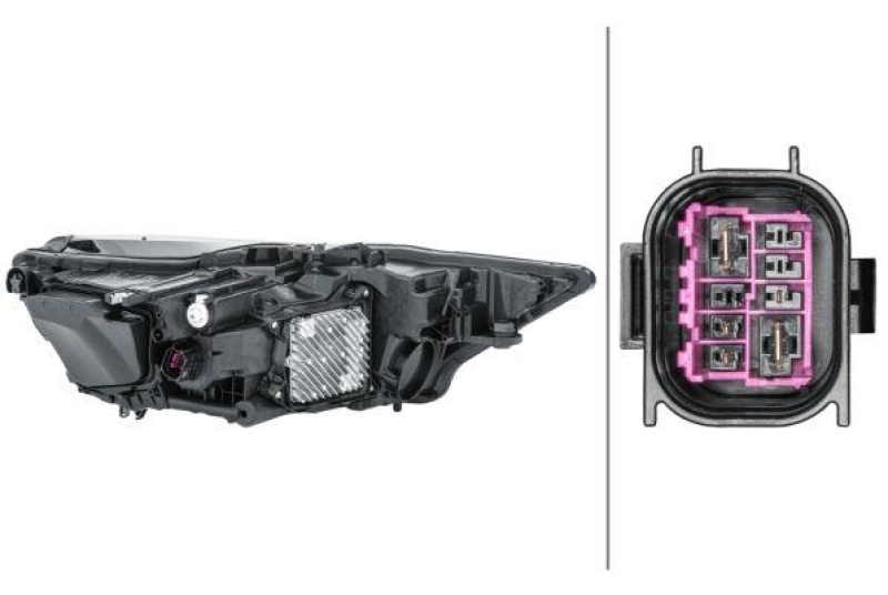 HELLA 1ZX 013 377-111 Heckscheinwerfer links LED AUDI