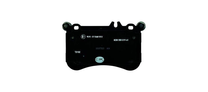 HELLA 8DB 355 019-611 Bremsbelagsatz, Scheibenbremsbelag f&uuml;r MB