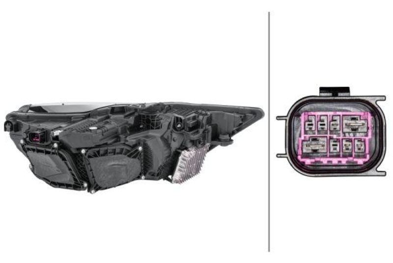 HELLA 1ZX 013 378-111 Heckscheinwerfer links LED AUDI