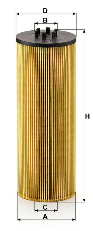 MANN-FILTER HU 12 140 x &Ouml;lfilter f&uuml;r Mercedes-Benz