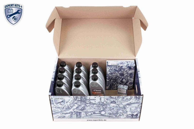 VAICO V10-3221-xxL Teilesatz, Automatikgetriebe-&Ouml;lwechsel 6-Gang (09M) - Aisin Warner Aq450 f&uuml;r VW