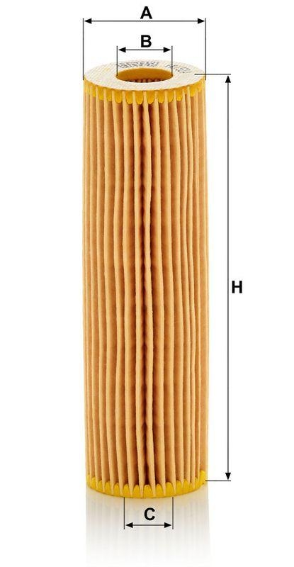 MANN-FILTER HU 514 x &Ouml;lfilter f&uuml;r Mercedes-Benz