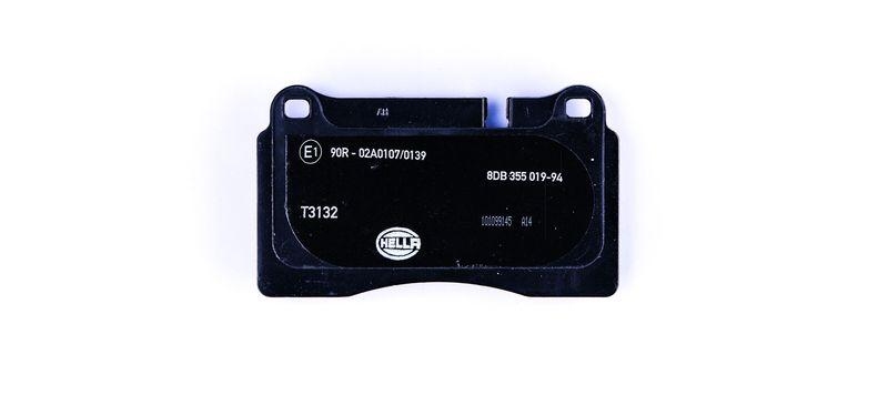 HELLA 8DB 355 019-941 Bremsbelagsatz, Scheibenbremsbelag f&uuml;r AUDI