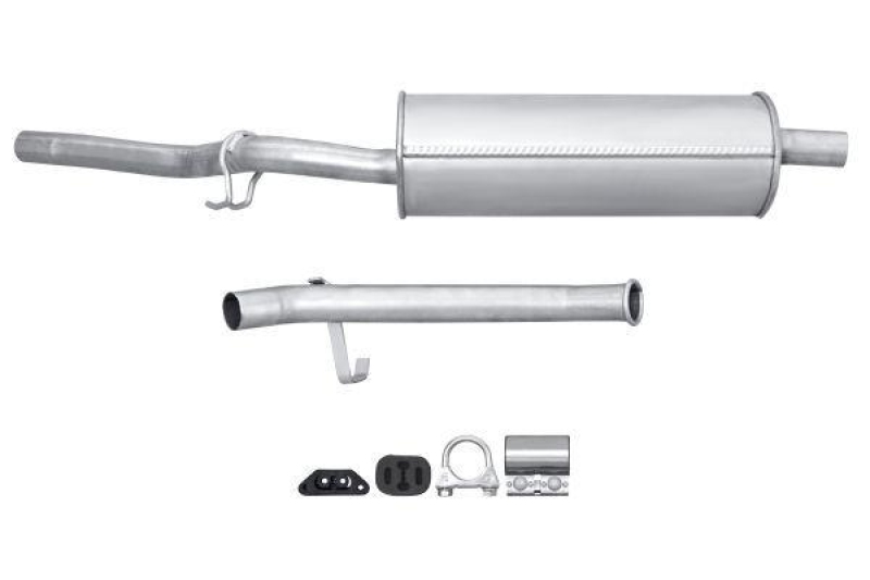 HELLA 8LD 366 028-941 Endschalldämpfer FIAT