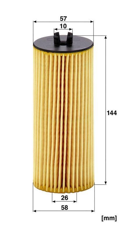 MANN-FILTER HU 6008 z &Ouml;lfilter f&uuml;r Mercedes-Benz