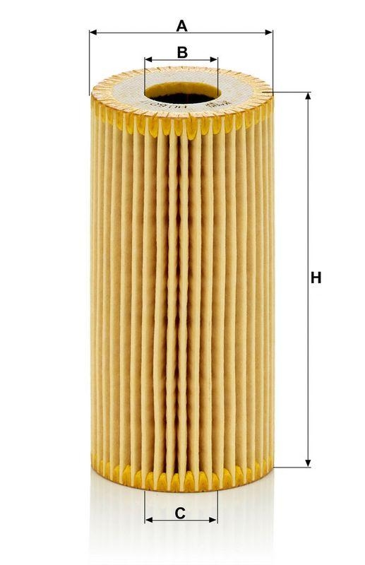 MANN-FILTER HU 6011 z &Ouml;lfilter f&uuml;r Renault