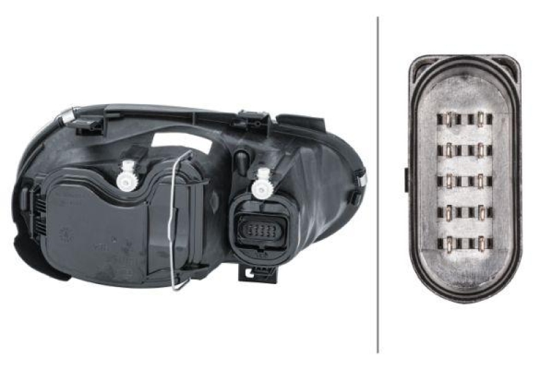 HELLA 1EL 007 700-151 Heckscheinwerfer links Halogen VW