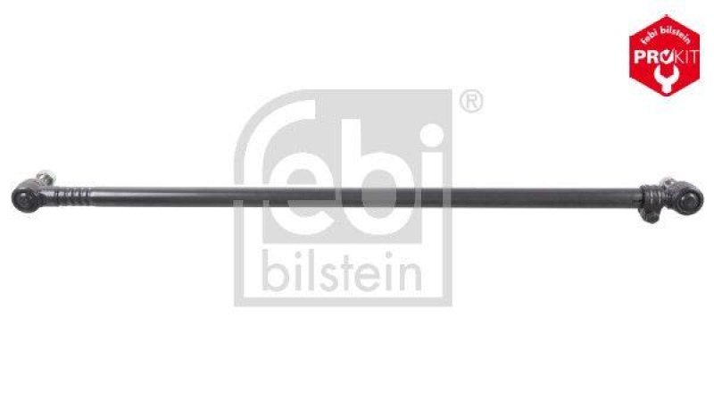 FEBI BILSTEIN 18411 Lenkstange mit Kronenmuttern und Splinten, vom Lenkgetriebe zur 1. Vorderachse f&uuml;r Volvo