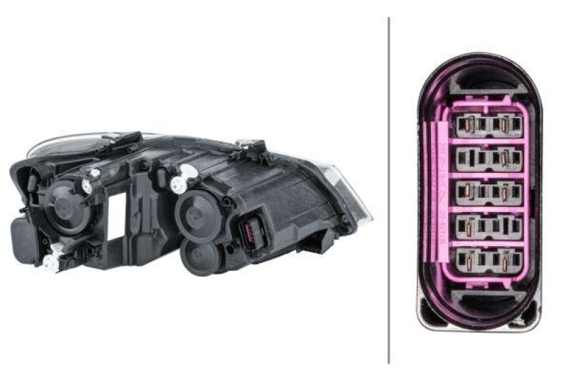 HELLA 1EB 012 034-011 Heckscheinwerfer links Halogen VW