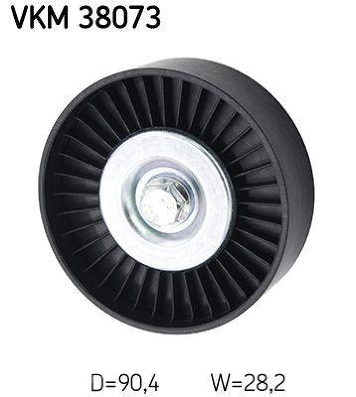 SKF VKM 38073 Umlenk-/F&uuml;hrungsrolle Keilrippenriemen