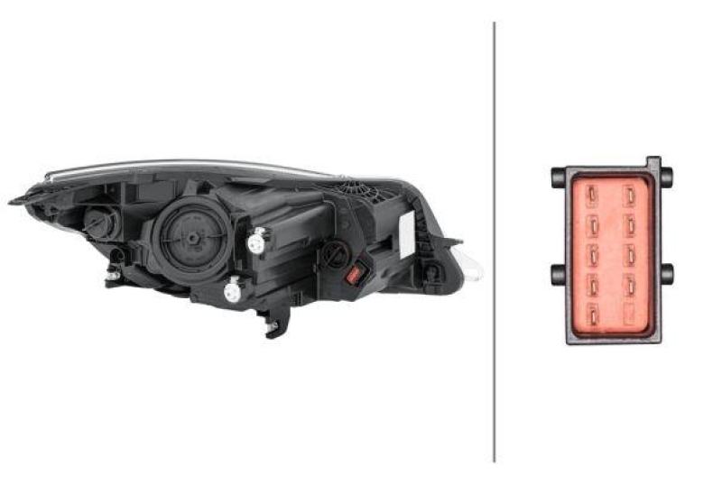 HELLA 1EL 011 165-711 Heckscheinwerfer links Halogen OPEL